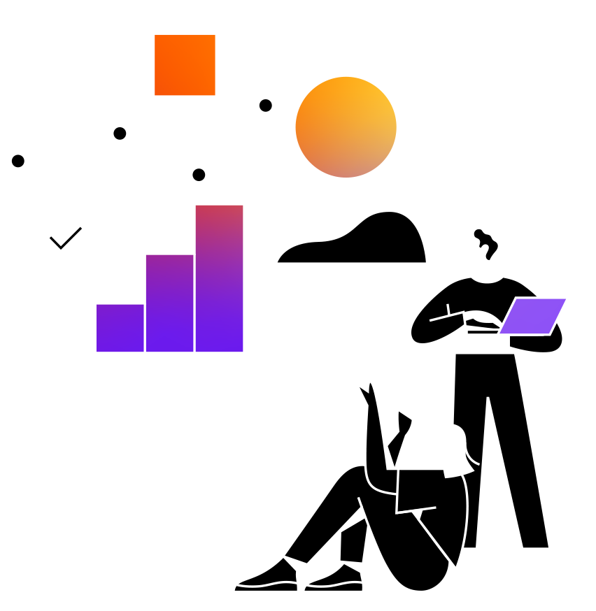 Fondssuche Dekorative Illustration
